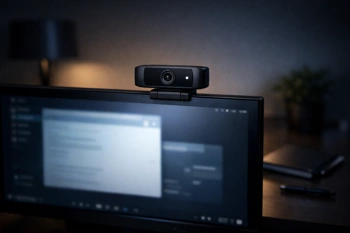 Three webcams tested for dark home offices and basement setups.