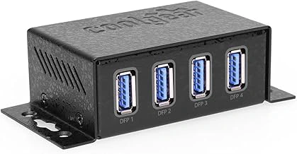 Coolgear 3.2 Gen 1 USB Hub - 4 Port, 5Gbps, Mountable