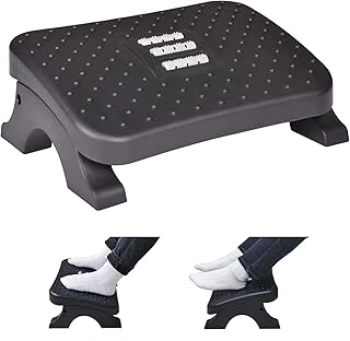 Scalebeard Ergonomic Under Desk Footrest with Massage Rollers
