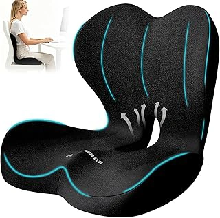 Amxixaun Memory Foam Lumbar Support Seat Cushion