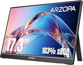 ARZOPA 17.3" 1080P FHD IPS Portable Gaming Monitor