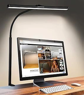 ACNCTOP Adjustable LED Desk Lamp with Flexible Gooseneck Clamp