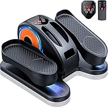 GUGTTR Under Desk Electric Elliptical Leg Exerciser with Remote Control and 12 Adjustable Speeds