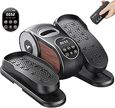 MERACH Under Desk Electric Elliptical Leg Exerciser with 12 Speeds and Remote Control