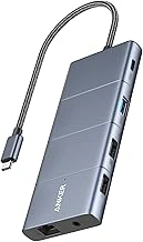 Anker 11-in-1 USB C Docking Station for Dual Monitors with 4K HDMI, 85W PD, Ethernet